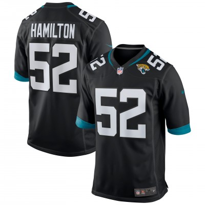 Игровая джерси DaVon Hamilton Jacksonville Jaguars Nike - Black