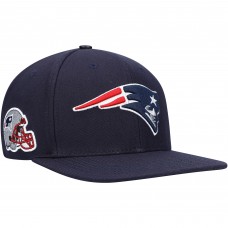 New England Patriots Pro Standard Logo Snapback Hat - Navy