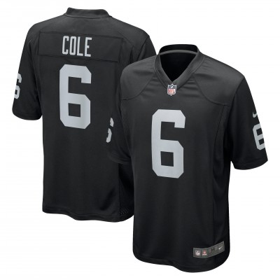 Игровая джерси AJ Cole Las Vegas Raiders Nike Game - Black