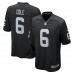 Игровая джерси AJ Cole Las Vegas Raiders Nike Game - Black