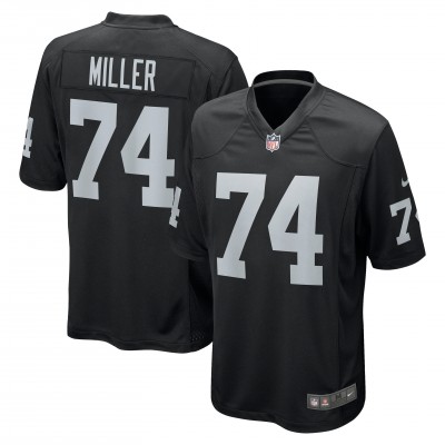 Игровая джерси Kolton Miller Las Vegas Raiders Nike Game - Black