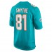 Игровая джерси Durham Smythe Miami Dolphins Nike Game - Aqua