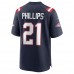 Игровая джерси Adrian Phillips New England Patriots Nike - Navy