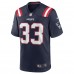 Игровая джерси Joejuan Williams New England Patriots Nike - Navy