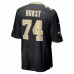Игровая джерси New Orleans Saints James Hurst Nike Black Game