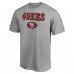 Футболка San Francisco 49ers Team Lockup - Heathered Gray