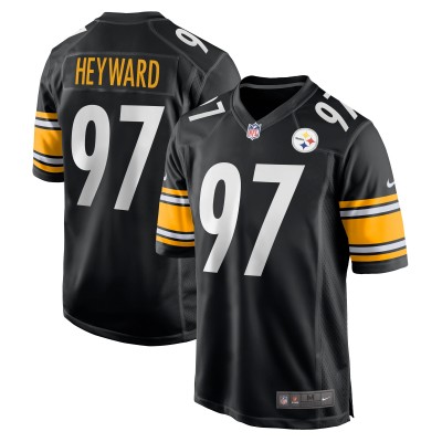 Игровая джерси Pittsburgh Steelers Cameron Heyward Nike Black Game