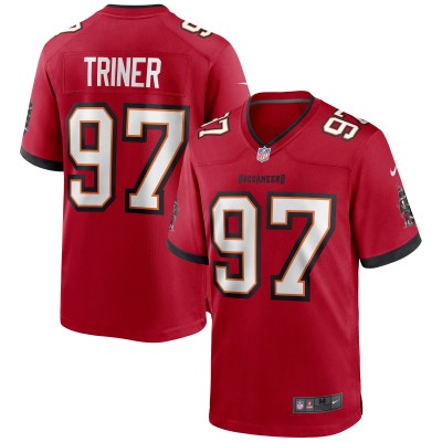 Игровая джерси Zach Triner Tampa Bay Buccaneers Nike Game - Red