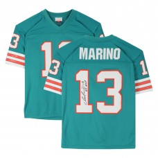 Игровая джерси Autographed Miami Dolphins Dan Marino Fanatics Authentic Aqua Mitchell & Ness Replica with 84 MVP Inscription