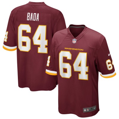 Игровая джерси David Bada Washington Football Team Nike Game Player - Burgundy