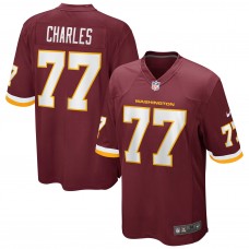 Игровая джерси Saahdiq Charles Washington Football Team Nike Game Player - Burgundy