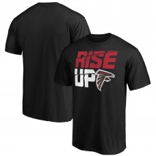Футболка Atlanta Falcons Logo Hometown Rise Up - Black