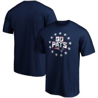 New England Patriots Fanatics Navy Hometown Go Pats T-Shirt