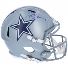 Autographed Dallas Cowboys Deion Sanders Fanatics Authentic Riddell Speed Replica Helmet - Signed In Blue Ink