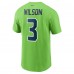 Футболка Russell Wilson Seattle Seahawks Nike - Neon Green