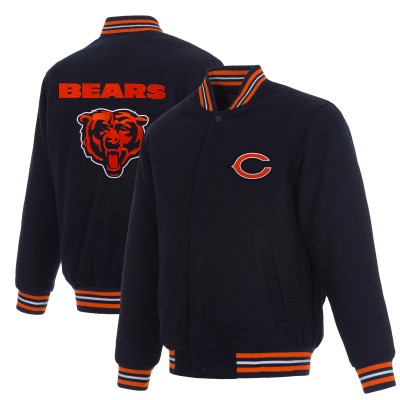 Куртка двусторонняя Chicago Bears JH Design - Navy