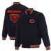 Куртка двусторонняя Chicago Bears JH Design - Navy