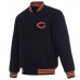 Куртка двусторонняя Chicago Bears JH Design - Navy