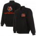 Куртка на кнопках Cincinnati Bengals JH Design Reversible - Black