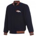 Куртка на кнопках Denver Broncos JH Design Navy Reversible