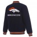 Куртка на кнопках Denver Broncos JH Design Navy Reversible