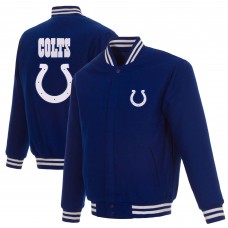 Двусторонняя куртка Indianapolis Colts JH Design Reversible Full-Snap- Royal