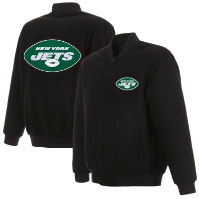 Куртка двусторонняя New York Jets JH Design - Black