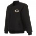 Куртка на кнопках Green Bay Packers JH Design Black Reversible