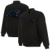 Рубашка Carolina Panthers JH Design Black Reversible Jacket Рубашка Carolina Panthers JH Design Black Reversible Jacket