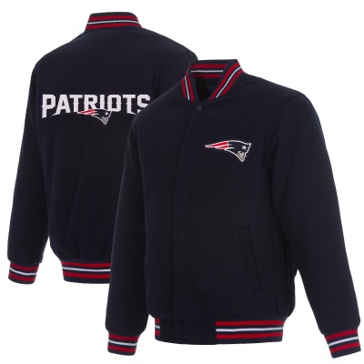 Куртка двусторонняя New England Patriots JH Design - Navy