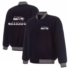 Куртка двусторонняя Seattle Seahawks JH Design - Navy