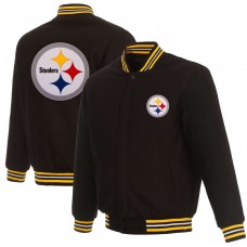 Куртка двусторонняя Pittsburgh Steelers JH Design - Black
