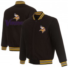 Куртка двусторонняя Minnesota Vikings JH Design - Black