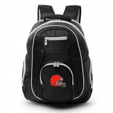 Cleveland Browns MOJO Premium Color Trim Backpack - Black/Gray