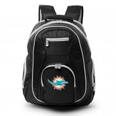Miami Dolphins MOJO Premium Color Trim Backpack - Black/Gray