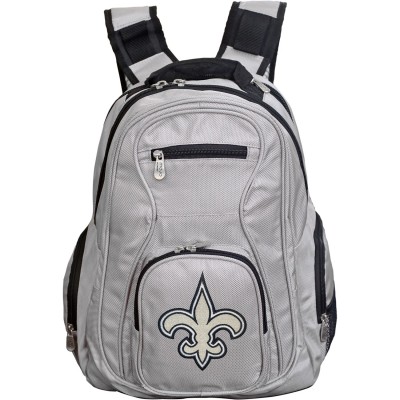 New Orleans Saints MOJO Gray Premium Laptop Backpack