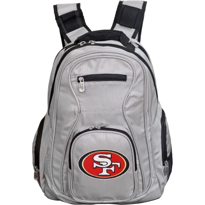 San Francisco 49ers MOJO Gray Premium Laptop Backpack
