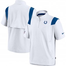 Футболка с коротким рукавом на молнии Indianapolis Colts Nike Sideline Coaches - White