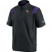 Ветровка тренерская с коротким рукавом Minnesota Vikings Nike Sideline Coaches - Black