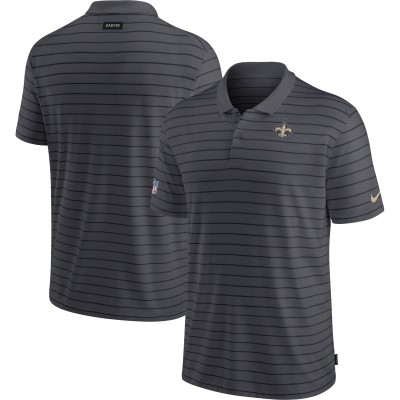 Поло New Orleans Saints Nike Charcoal Sideline Victory Coaches Performance