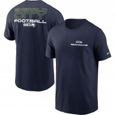 Футболка Seattle Seahawks Nike Local Phrase - College Navy