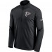 Кофта на короткой молнии Atlanta Falcons Nike Black Pacer Performance