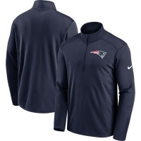 Кофта на короткой молнии New England Patriots Nike Pacer Performance - Navy