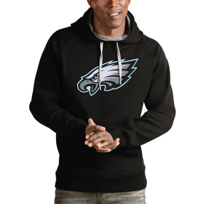 Толстовка с капюшоном Philadelphia Eagles Antigua Victory- Black