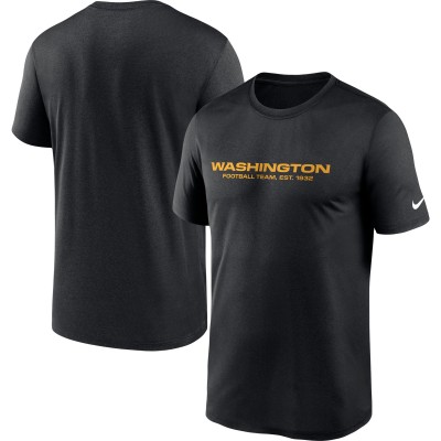 Футболка Washington Football Team Nike Logo Essential Legend Performance - Black