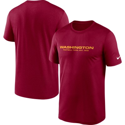Футболка Washington Football Team Nike Logo Essential Legend Performance - Burgundy
