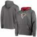 Atlanta Falcons Majestic Armor Therma Base Pullover Hoodie - Charcoal