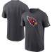 Футболка Arizona Cardinals Nike Charcoal Primetime Logo Essential Футболка Arizona Cardinals Nike Charcoal Primetime Logo Essential