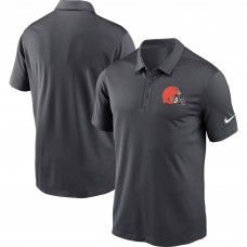 Cleveland Browns Nike Charcoal Fan Gear Franchise Heat-Sealed Graphic Team Polo
