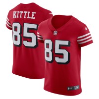 San Francisco 49ers George Kittle Nike Scarlet Alternate Vapor Elite Jersey